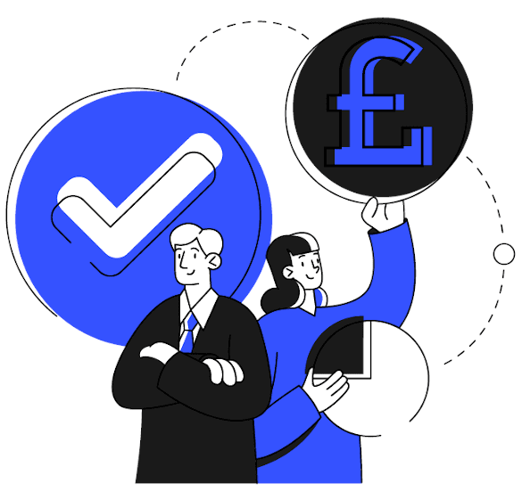 Website design prices, graphic of someone reaching four money symbol